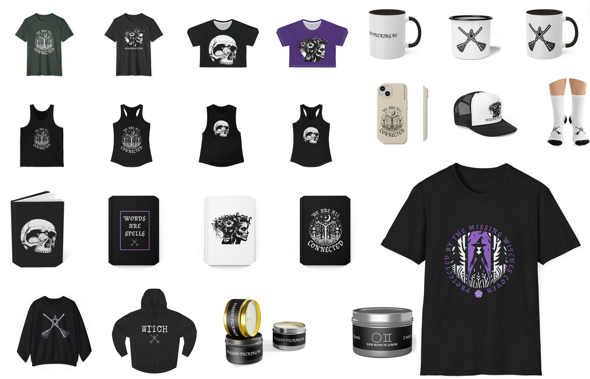 The Missing Witches Merch Shop Is Now Open To The Public!
